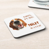 Reines Toilettenwasser Getränkeuntersetzer (Linke Seite)