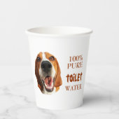 Reines Toilettenwasser Pappbecher (Vorderseite)