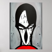 Reines Übel der Dunkelheit | AI Art Poster (Vorne)