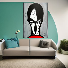 Reines Übel der Dunkelheit | AI Art Poster