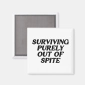 Reines Überleben aus der Gegend Magnet (Vorderseite/Rückseite)