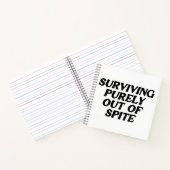 Reines Überleben aus der Gegend Notizblock (Innenseite)