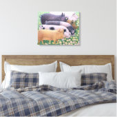 Reines Vergnügen Leinwanddruck (Insitu (Schlafzimmer))