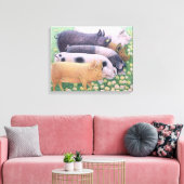 Reines Vergnügen Leinwanddruck (Insitu (Wohnzimmer))