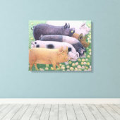 Reines Vergnügen Leinwanddruck (Insitu (Holzboden))