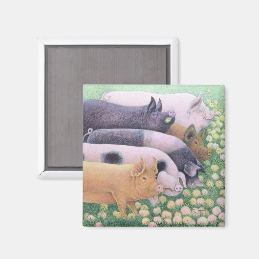 Reines Vergnügen Magnet (Vorderseite/Rückseite)