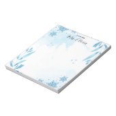 Reines Wasserfarblehrer Notizblock (Rotiert)