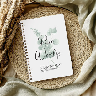 Reines Worship 2-seitige Notebook Eukalyptus Notizblock