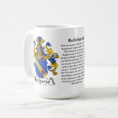Reinhardt, der Ursprung, die Bedeutung und das Kaffeetasse (Vorderseite Links)