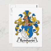 Reinhardt Familienwappen Postkarte (Vorne/Hinten)