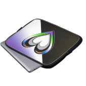 Reinheit Laptopschutzhülle (Vorne Knopf)