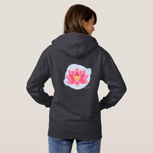 Reinheit und Erleuchtung Hoodie (Schwarz voll)