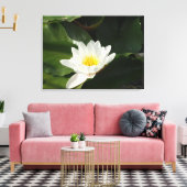 Reinheit Water Lilly, Lotus Fotografy Wall Art Leinwanddruck (Insitu (Wohnzimmer))