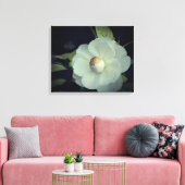 Reinheit, weiße Blume Leinwand (Insitu (Wohnzimmer))