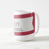 Reinheits-Kontrollen-Tasse Kaffeetasse (VorderseiteRechts)