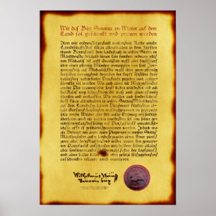 Reinheitsgebot Druck Poster