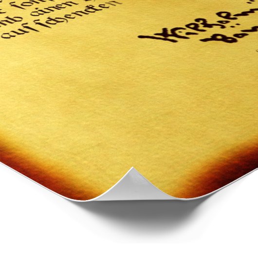 Reinheitsgebot Poster (Ecke)