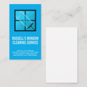 Reinigen eines Fensters drücken Visitenkarte (Vorne/Hinten)