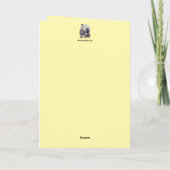 Reinigen Sie die geklappte Grußkarte Ihres Zimmers Karte (Rückseite)