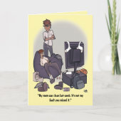 Reinigen Sie die geklappte Grußkarte Ihres Zimmers Karte (Vorderseite)