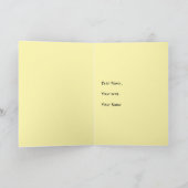 Reinigen Sie die geklappte Grußkarte Ihres Zimmers Karte (Innenseite)