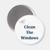 Reinigen Sie die Windows-Erinnerungen Magnet (Vorderseite/Rückseite)