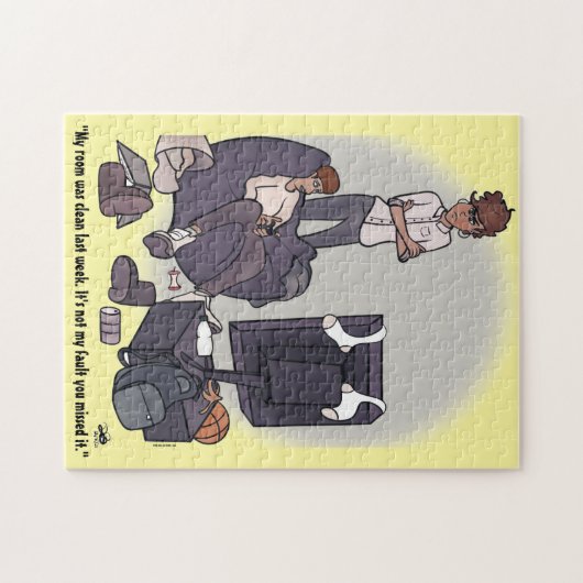 Reinigen Sie Ihr Jigsaw-Puzzle-Zimmer Puzzle (Horizontal)