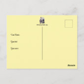 Reinigen Sie Ihre Zimmerpostkarte Postkarte (Rückseite)