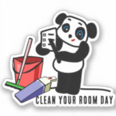 Reinigen Sie Ihren Rom Day Aufkleber (Vorderseite)