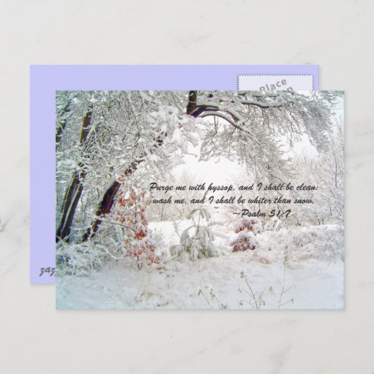 Reinigen Sie mich mit Bindehaut, und ich werde rei Postkarte (Vorne/Hinten)