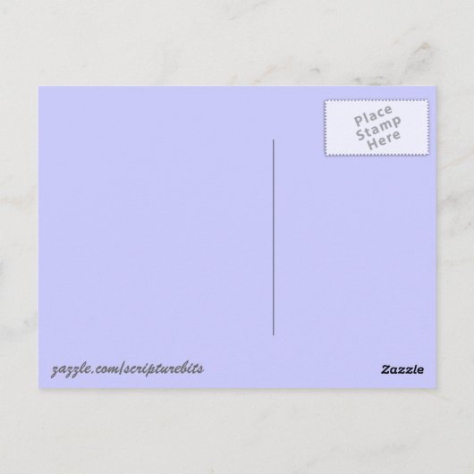 Reinigen Sie mich mit Bindehaut, und ich werde rei Postkarte (Rückseite)