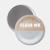 Reinigen Sie mich sauber / dreckiger Geschirrspüle Magnet (Vorderseite/Rückseite)