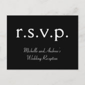 Reinigen Sie "r.s.v.p." Postkarte (Vorderseite)