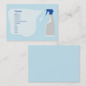 Reiniger - mollig visitenkarte (Vorne/Hinten)