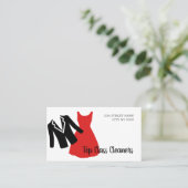 Reiniger Trockenreinigung Alterungsbehandlung Visitenkarte (Stehend Vorderseite)