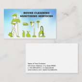 Reiniger und Reinigungsgerät Visitenkarte (Vorne/Hinten)