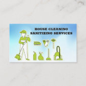 Reiniger und Reinigungsgerät Visitenkarte (Vorderseite)