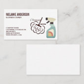 ReinigSpray | Dusterung | Reinigungsservice Visitenkarte (Vorne/Hinten)