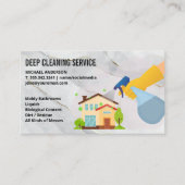 ReinigSpray | Maid Cleaners Visitenkarte (Vorderseite)
