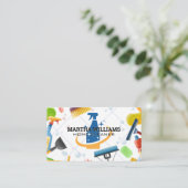 ReinigSpray | Seifenblasen und -werkzeuge Visitenkarte (Stehend Vorderseite)