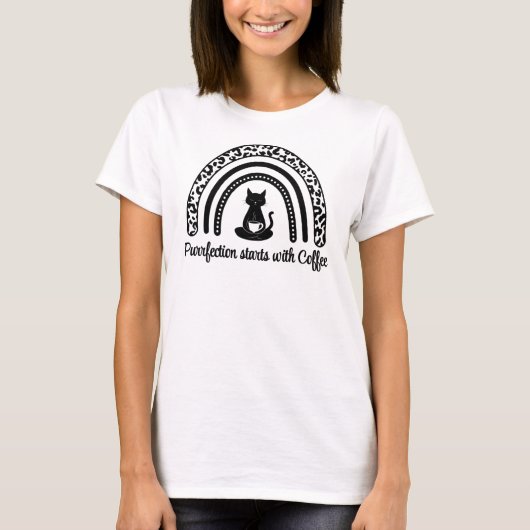 Reinigung beginnt mit Kaffee T-Shirt (Vorderseite)