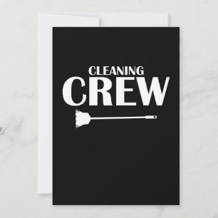 Reinigung Crew Housekeeper Housekeeping Cleaner Gr Dankeskarte