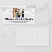Reinigung der Arbeitnehmer | Soap Suds Visitenkarte (Vorne/Hinten)