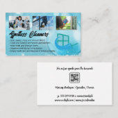 Reinigung der Arbeitnehmer Visitenkarte (Vorne/Hinten)