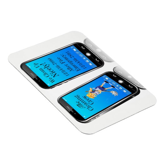 Reinigung der Crew - Hausangestellte oder Computer Magnet (Rechte Seite)