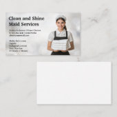 Reinigung der Haushaltstücher Visitenkarte (Vorne/Hinten)