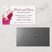 Reinigung der Kühlräume Visitenkarte (Vorne/Hinten)