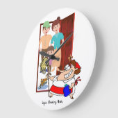 Reinigung der Lady-Superstunden-Uhr Große Wanduhr (Winkel)