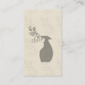 Reinigung der Sprühflasche Visitenkarte (Rückseite)