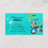 Reinigung der Visitenkarte Scooter Girl Silver Dam (Rückseite)